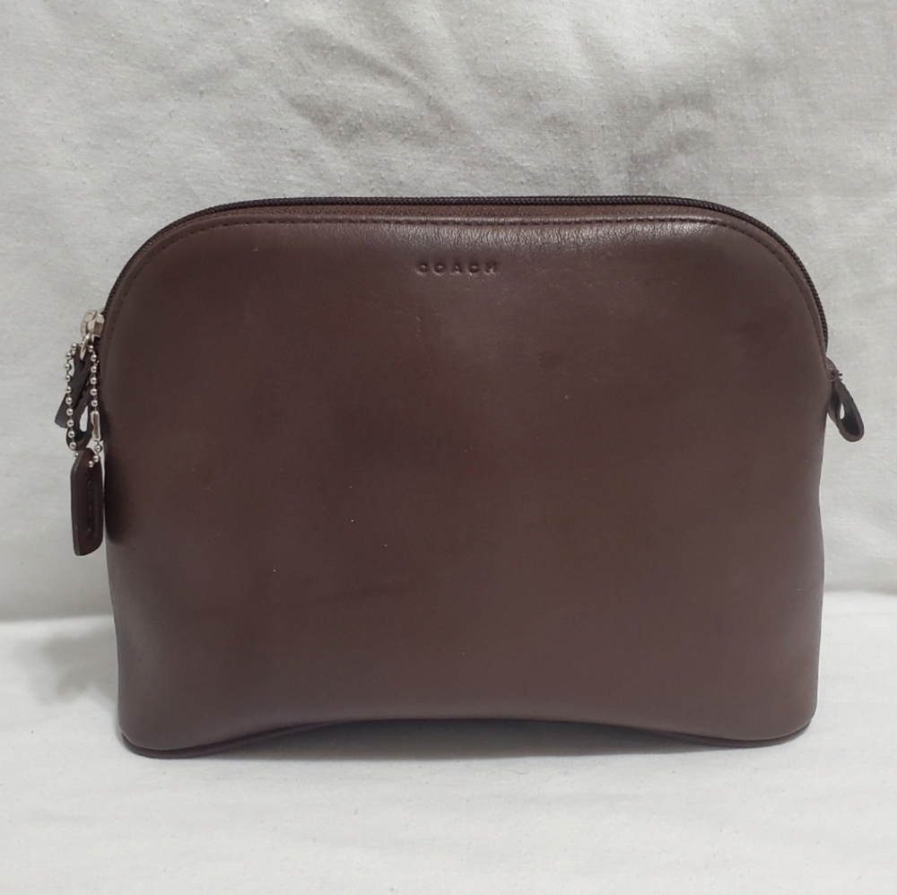 ***SOLD***Vintage 1990's Coach Large Cosmetic Bag - Picture 1 of 10